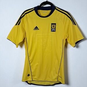 Scotland Team Jersey Home Football‎ Shirt 2010 - 2011 Adidas Mens Size Small